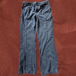 Kensie Navy Wide Leg Jeans